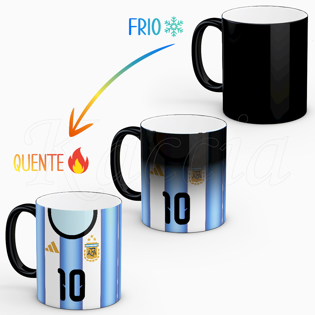 Caneca Personalizada Camisola Argentina 2