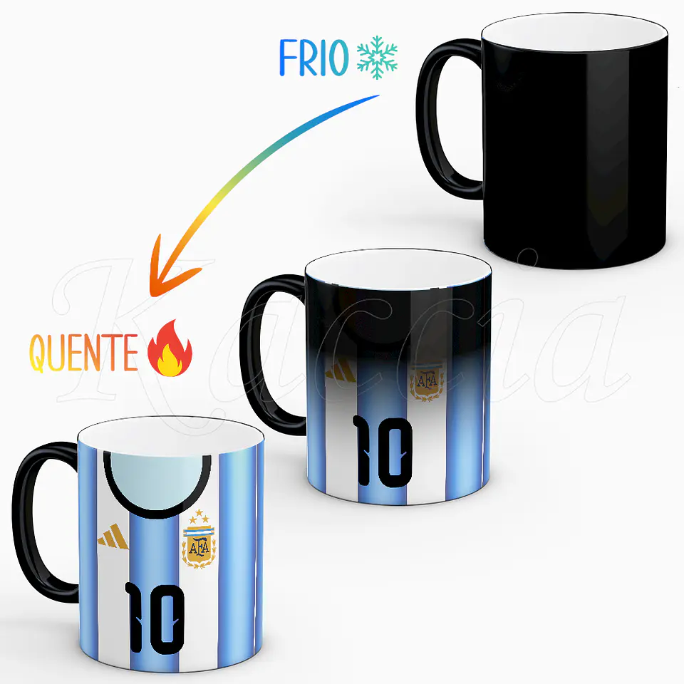 Caneca Personalizada Camisola Argentina 2