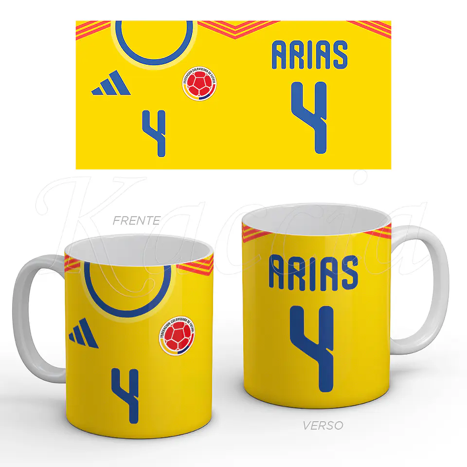 Caneca Personalizada Camisola Colombia 1