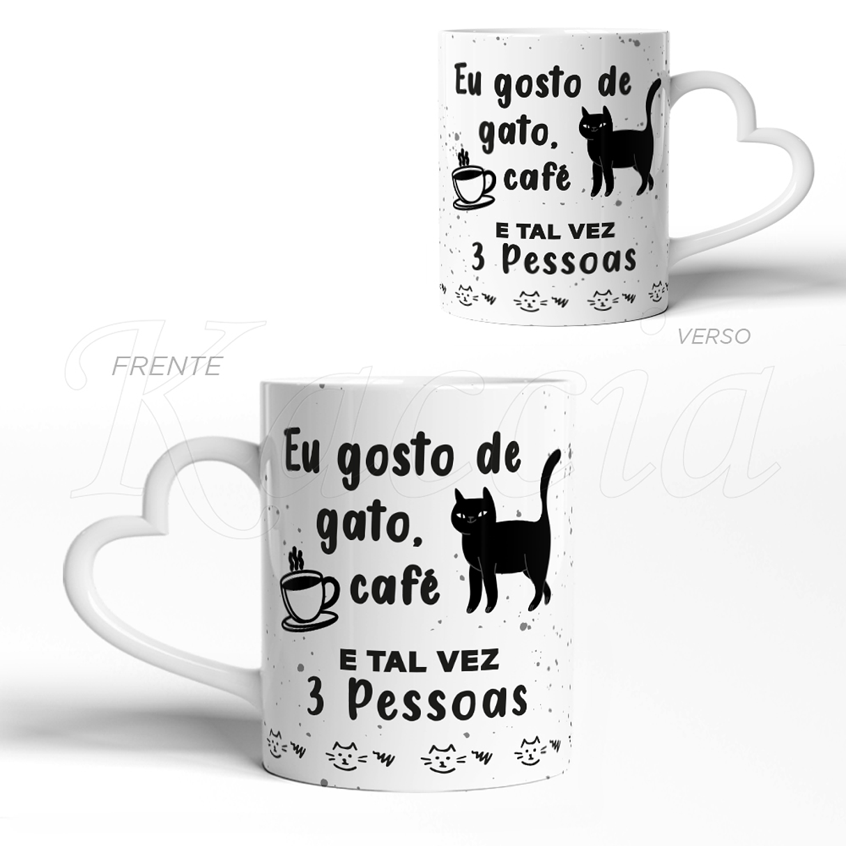 Caneca Gosto de Gato e Café 3