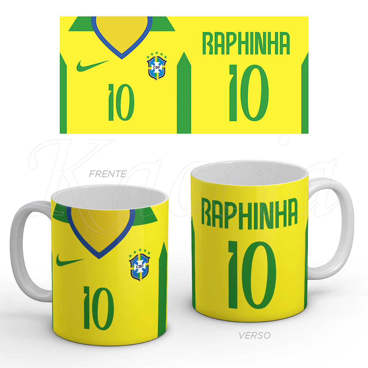 Caneca Personalizada Camisola Brasil 1