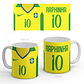 Caneca Personalizada Camisola Brasil - Thumbnail 1