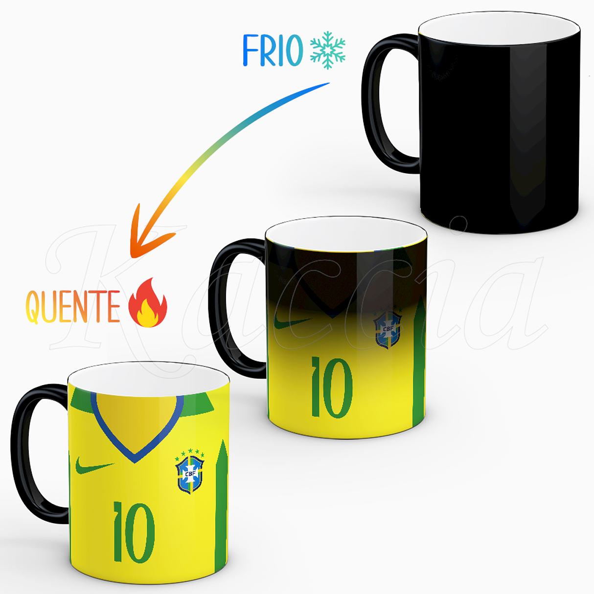 Caneca Personalizada Camisola Brasil 2