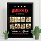Quadro Personalizado “Amorflix” com Fotos - Thumbnail 1
