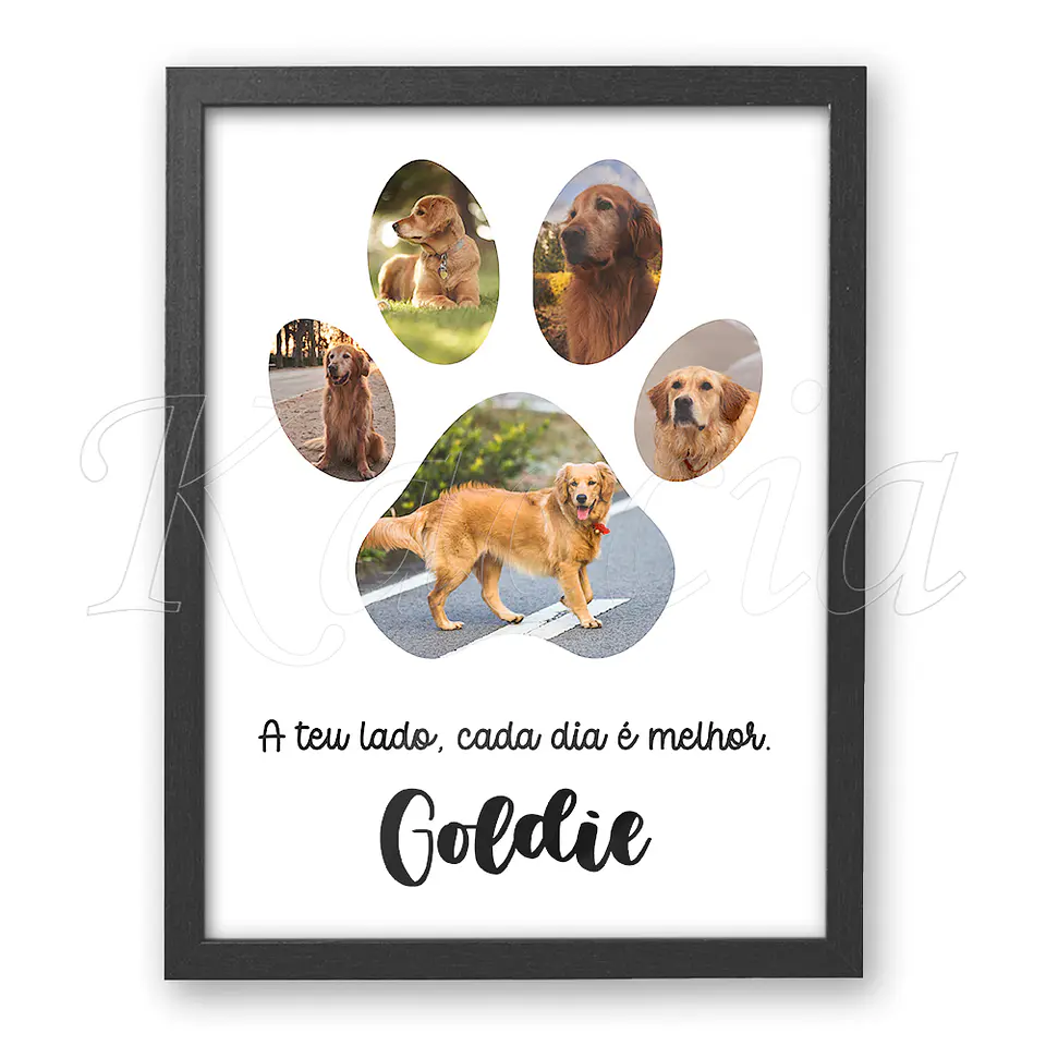 Quadro Personalizado com Foto de Animal de Estimação 3