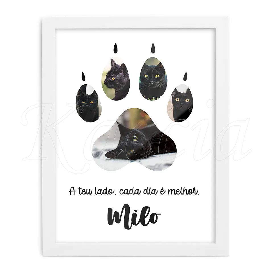 Quadro Personalizado com Foto de Animal de Estimação 4