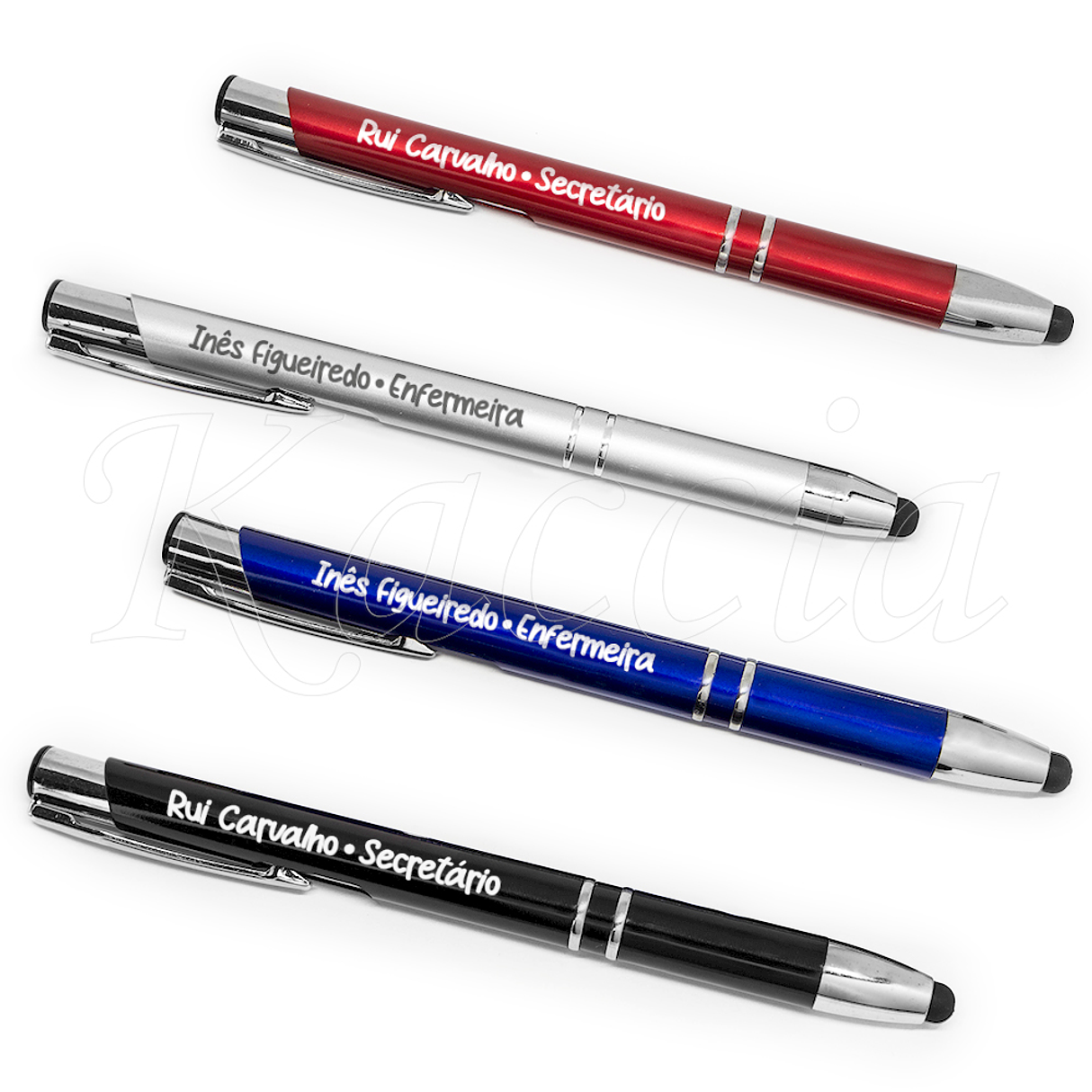 Caneta Personalizada c/ Touch com Nome e Profissão 1