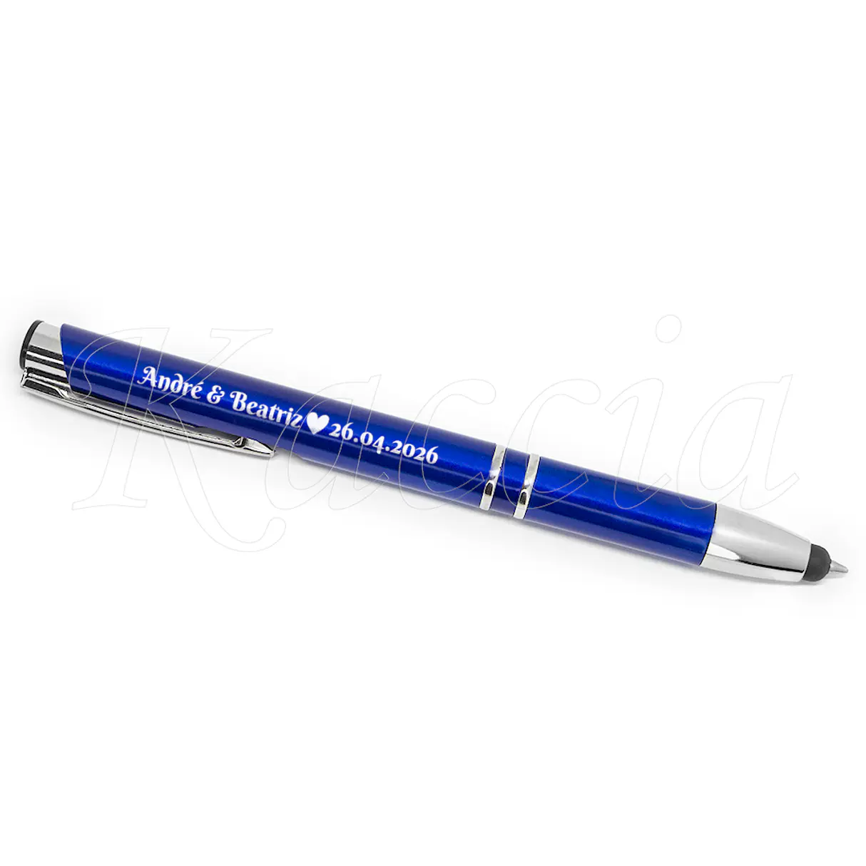 Caneta Personalizada c/ Touch com Nome e Data Especial 5