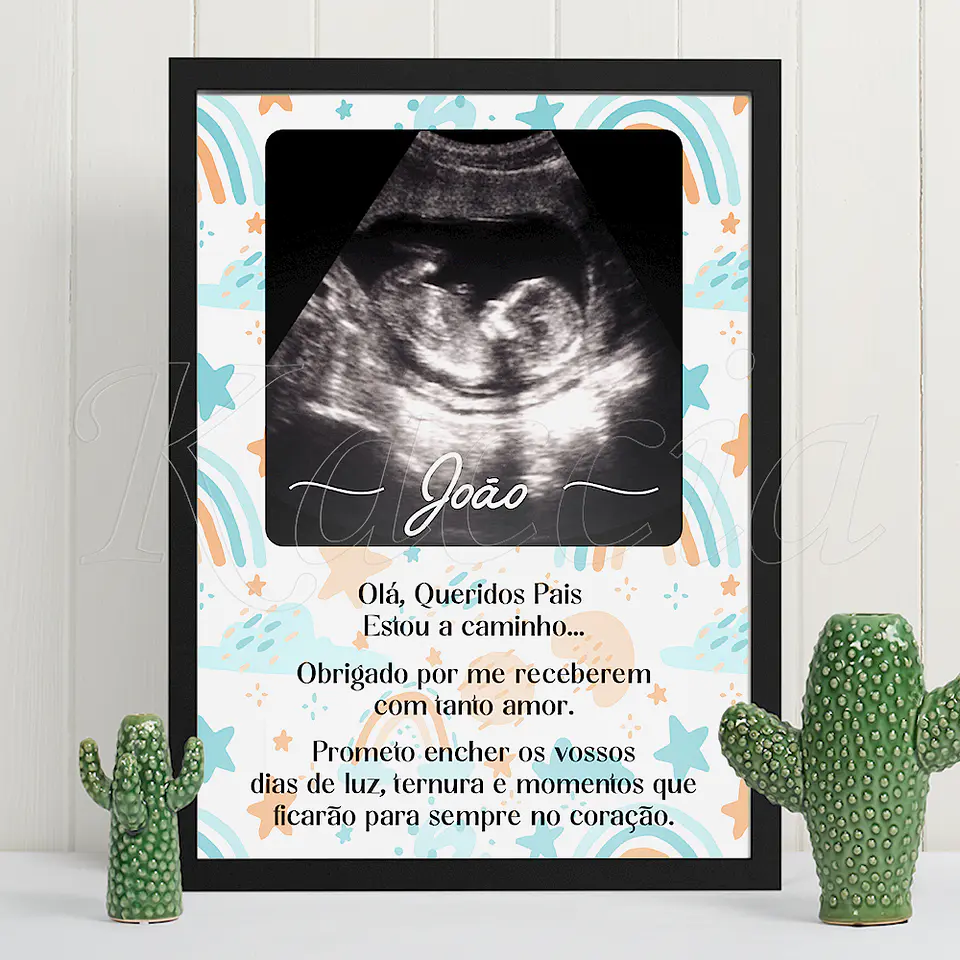 Quadro Personalizado com Ecografia 2