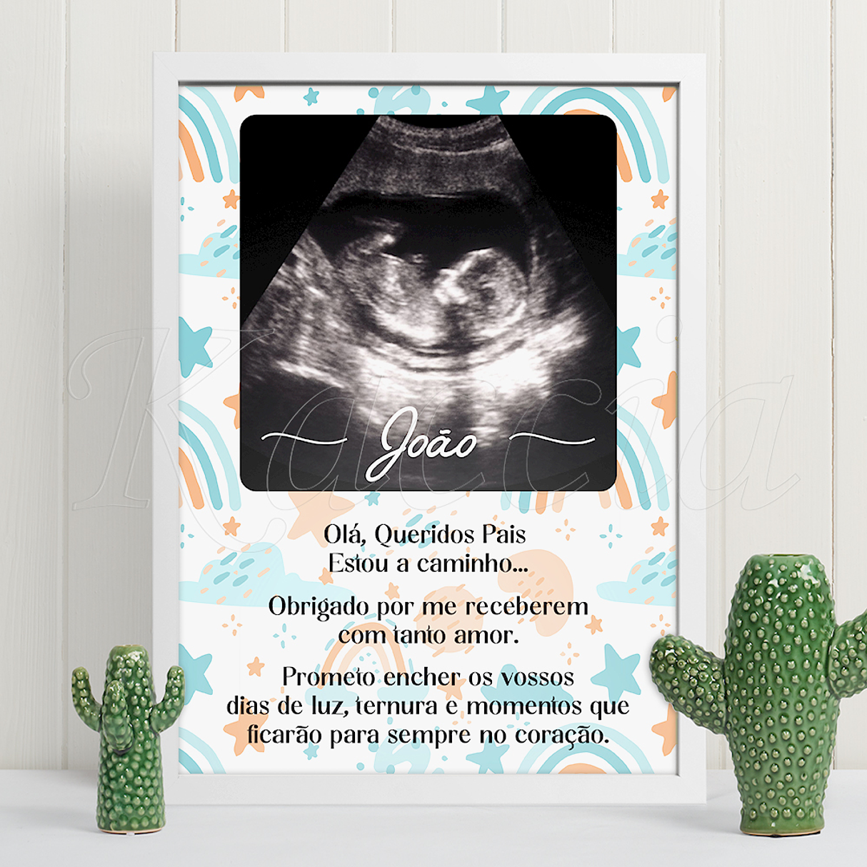 Quadro Personalizado com Ecografia 1