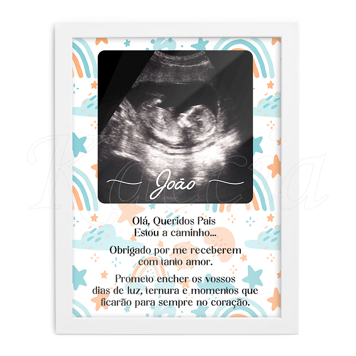 Quadro Personalizado com Ecografia 3