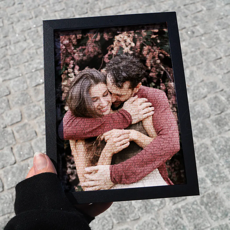 Ficheiro Digital - Quadro Personalizado com Foto e Frase 2