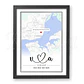 Ficheiro Digital - Quadro Personalizado Mapa Cidade Lovers - Thumbnail 2