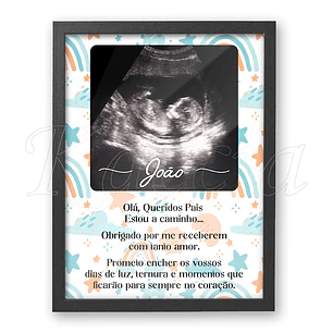 Ficheiro Digital - Quadro Personalizado com Ecografia