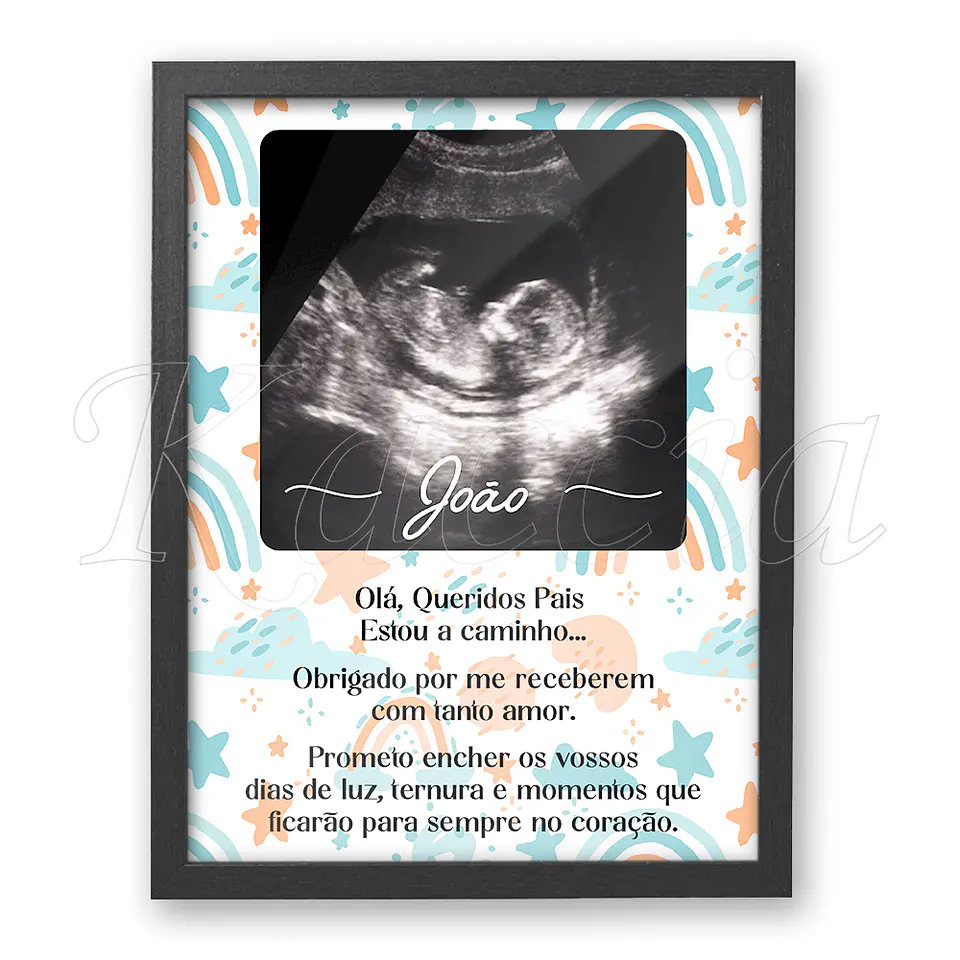 Ficheiro Digital - Quadro Personalizado com Ecografia 2