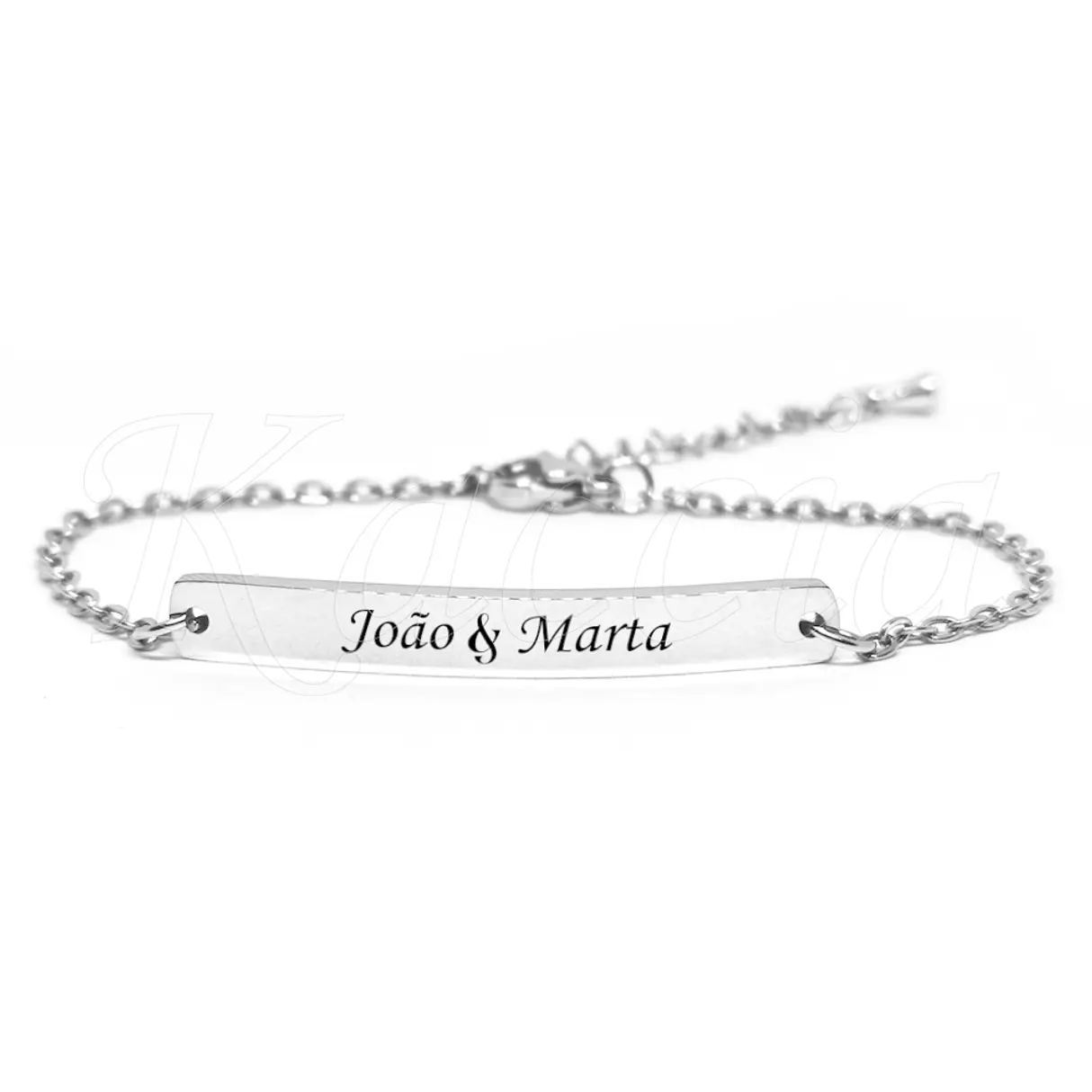 Pulseira Personalizada Mulher Liora Aço Inox  4