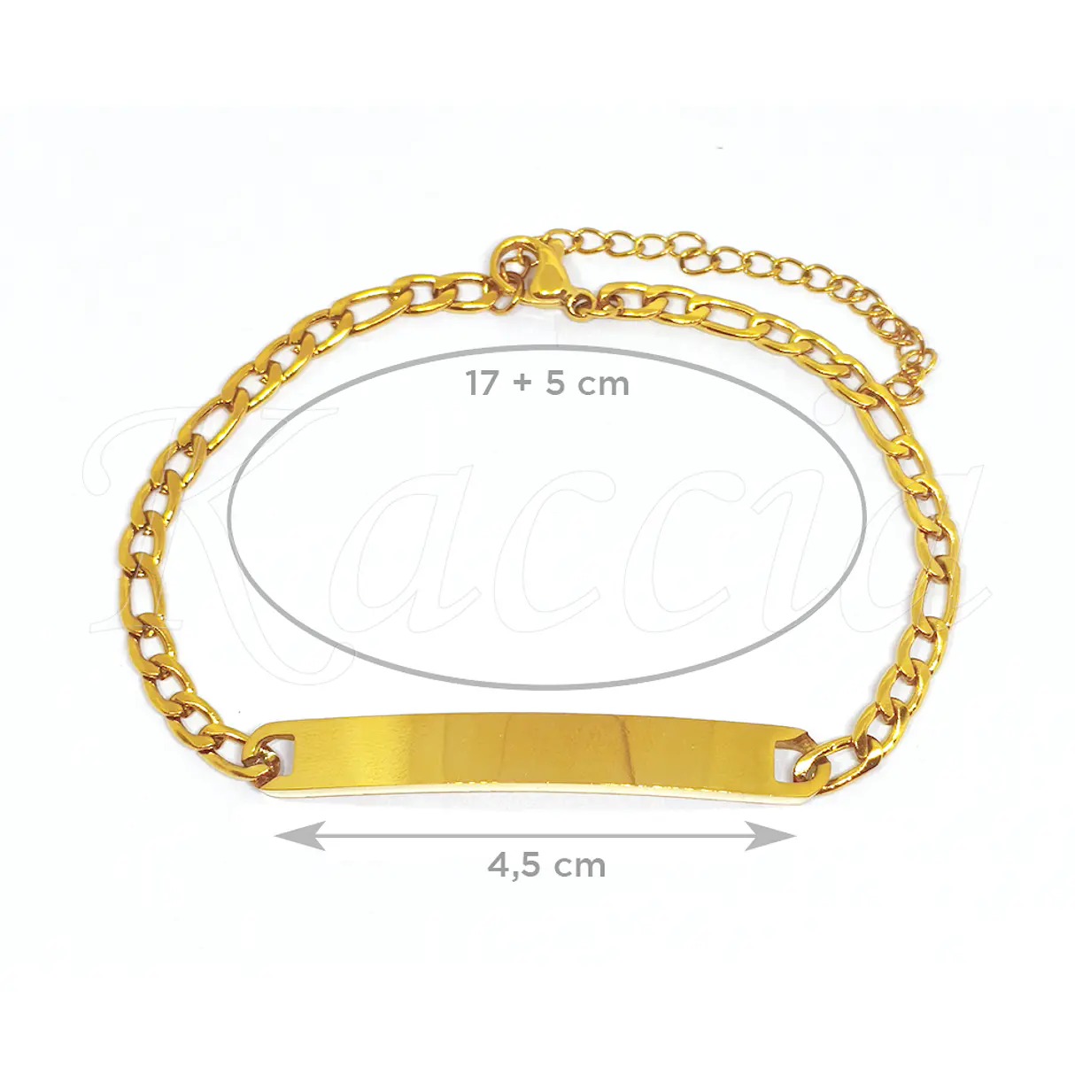 Pulseira Personalizada de Casal Merley Aço Inox  3