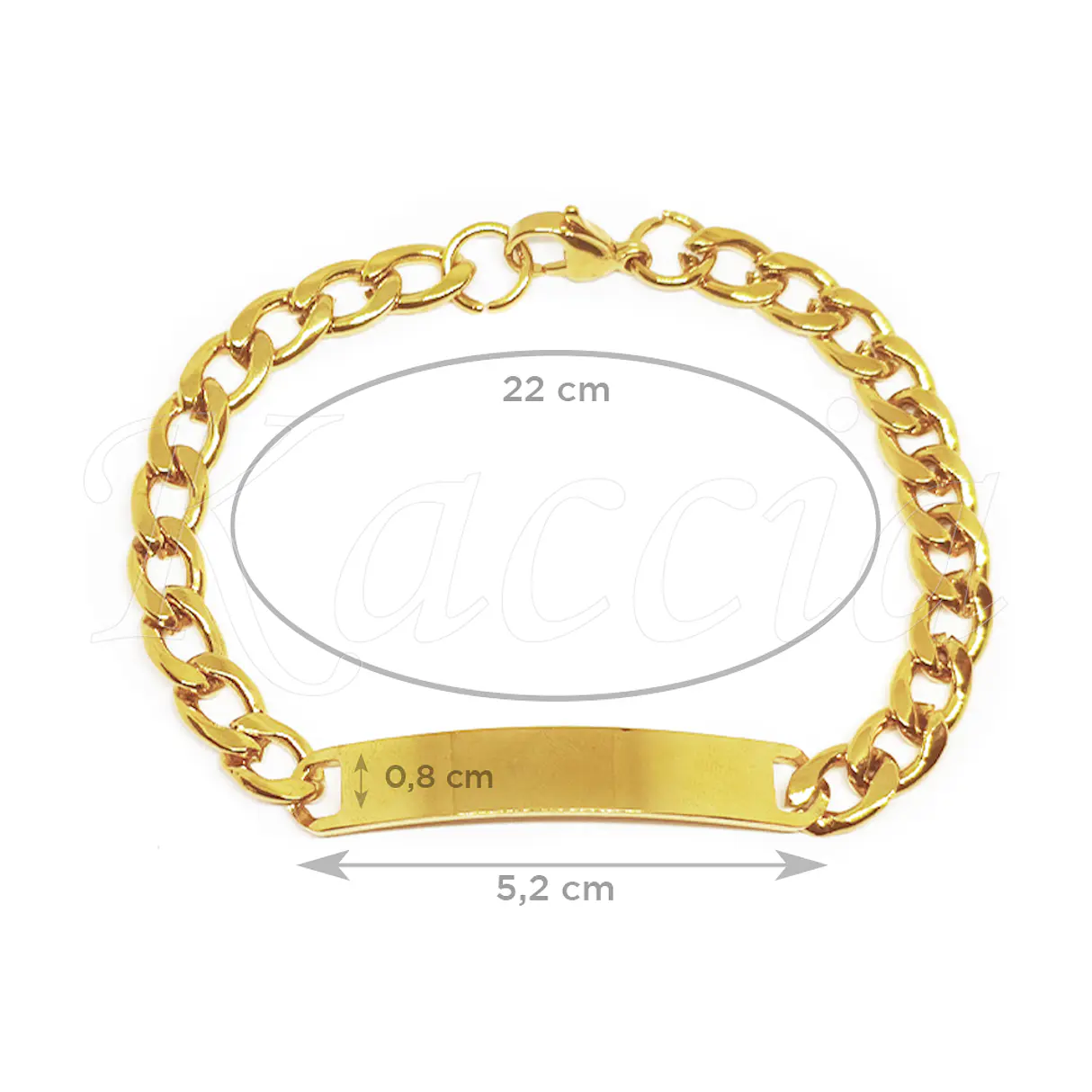Pulseira Personalizada de Casal Liora Aço Inox 4