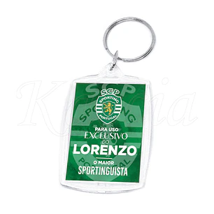 Porta-chaves Acrílico Maior Sportinguista