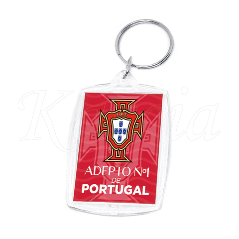 Porta-chaves Acrílico Personalizado Portugal com Foto