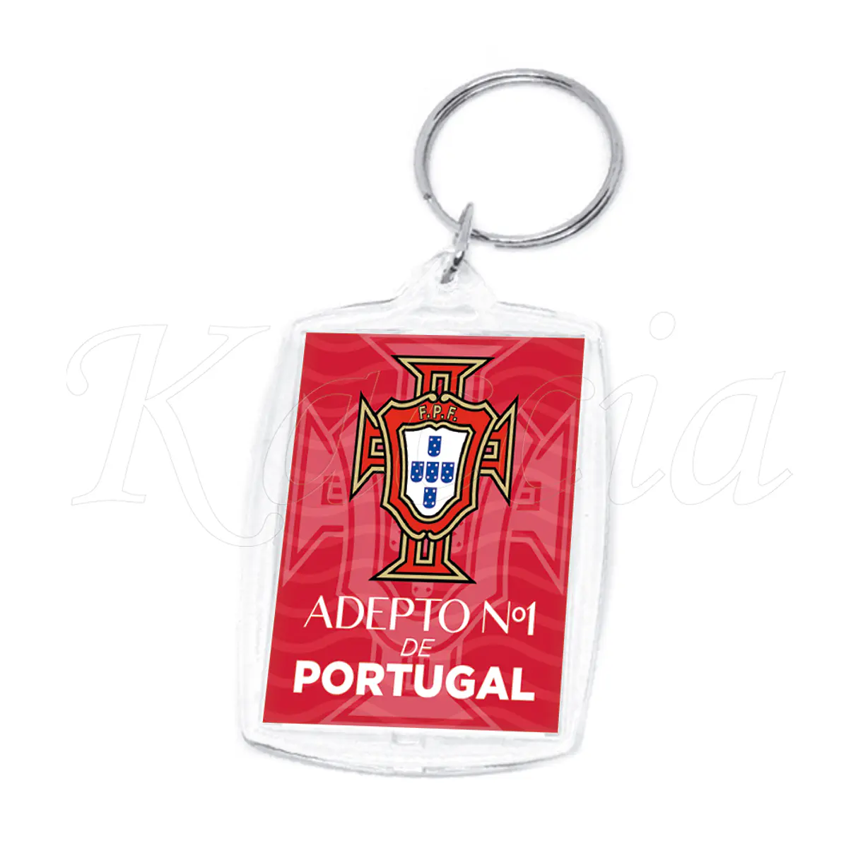Porta-chaves Acrílico Personalizado Portugal com Foto 2