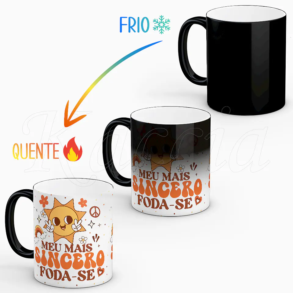 Caneca Meu Mais Sincero Foda-se 2