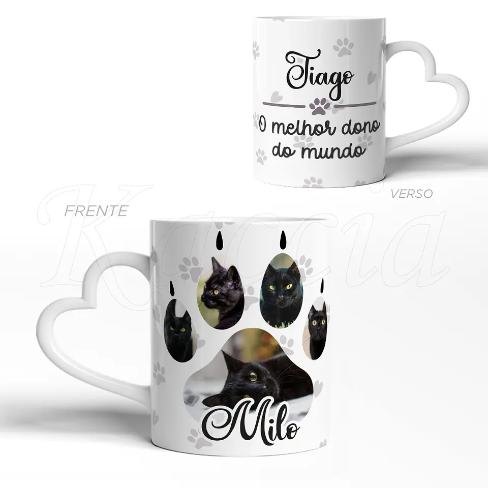 Caneca Personalizada Animal de Estimação com Fotos - Cão 7