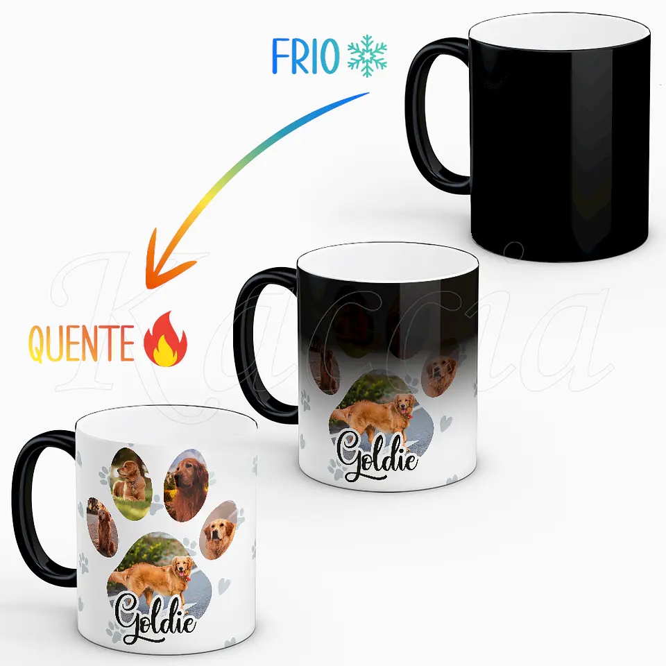 Caneca Personalizada Animal de Estimação com Fotos - Gato 6