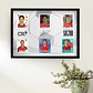 Quadro Cristiano Ronaldo Coleção Cromos - Thumbnail 1
