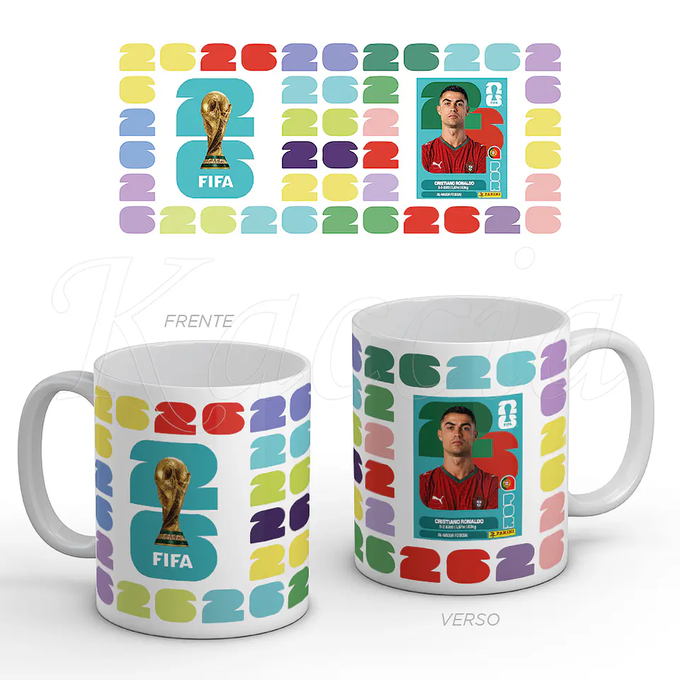 Caneca Cristiano Ronaldo Mundial 2026 1
