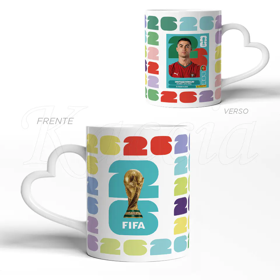 Caneca Cristiano Ronaldo Mundial 2026 2