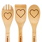 Conjunto Utensílios Cozinha Coração - Thumbnail 2