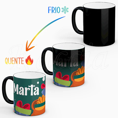 Caneca Personalizada Pai Natal com Nome