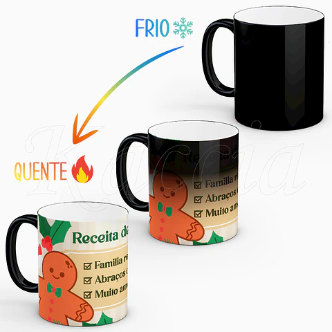 Caneca Receita de Natal