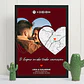 Quadro Spotify Personalizado Mapa do Nosso Amor - Thumbnail 1