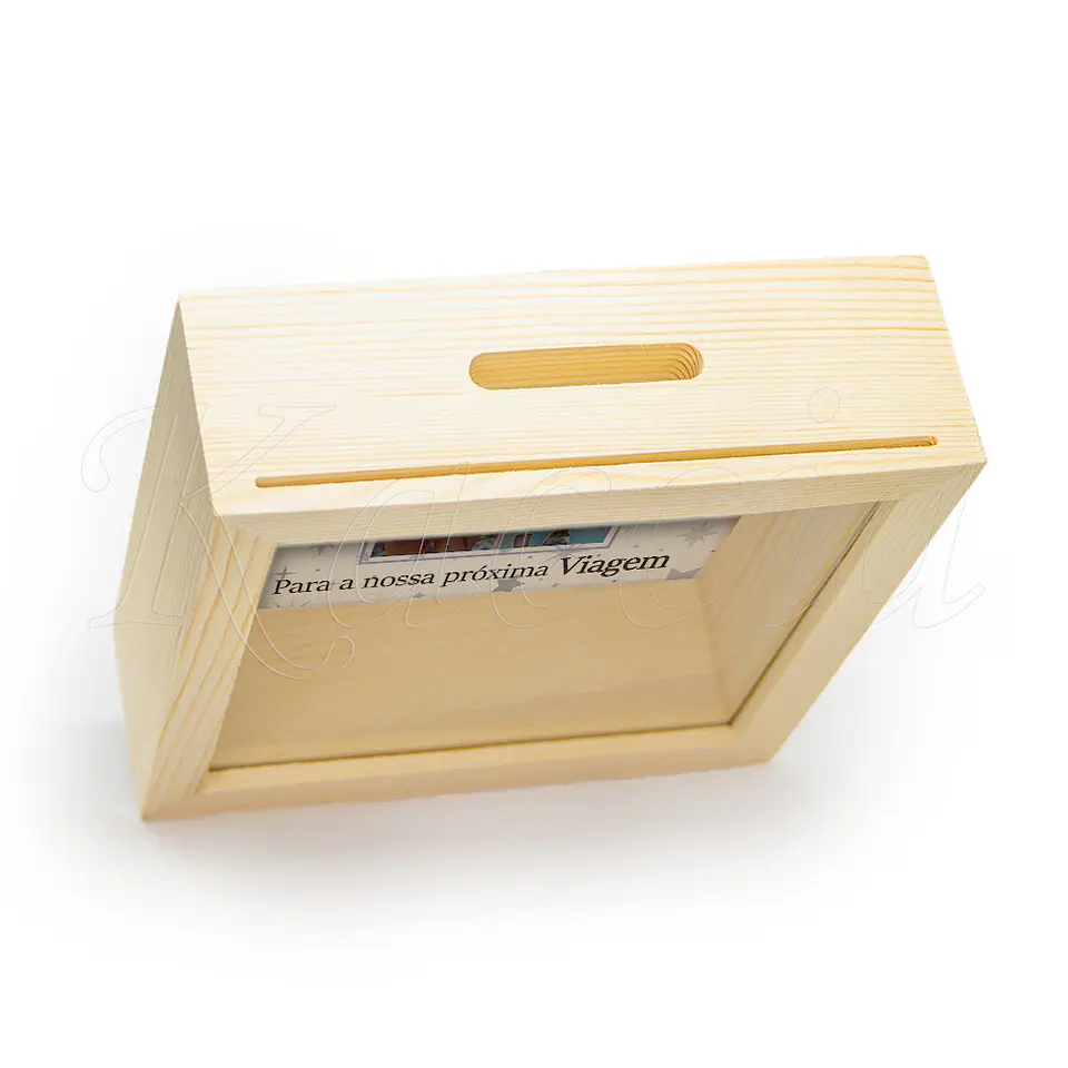 Quadro Mealheiro Personalizado Até ao fim do mundo 3