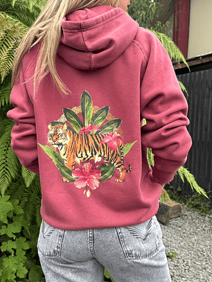 Polerón Canguro Tigre Burdeo