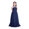 Vestido Largo de Niña Tipo Princesa Ideal Para Fiesta Gala Matrimonio kadrihel Modelo N017