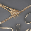 Bellos Cinturones Brillante Ideal Para Boda Matrimonio Gala largo de aplique 43 cm largo de cinto 2 metros Kadrihel