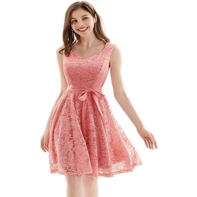 Vestidos Color Rosa Palo Cortos Shop Deals, Save 57% 