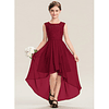 Vestido De Niña Asimétrico Ideal Para Fiesta Gala Matrimonio Kadrihel Modelo N040