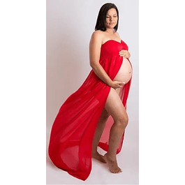 Vestido Playero Para Embarazada Tallas Plus Kadrihel 