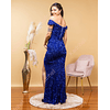 Vestido Largo Elegante Ideal Para Fiesta de Noche, Galas, Matrimonios Graduaciones. Modelo ML84