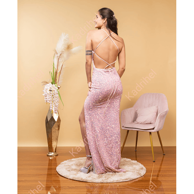 Vestido Largo Elegante Ideal Para Fiestas De Noche, Galas, Matrimonio, Graduacion. Modelo ML82