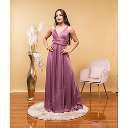 Hermoso Y Elegante Vestido Largo Multiforma Ideal Para La Noche Gala Matrimonio