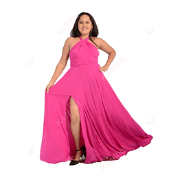 Vestido Multiuso Con Abertura En Pierna Blusa Multiformas Ideal Para Dama De Honor Fiestas Gala.