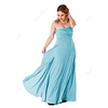 Vestido Falda Larga Con Abertura En Pierna Blusa Multiformas Ideal Para Dama De Honor Fiestas Gala.