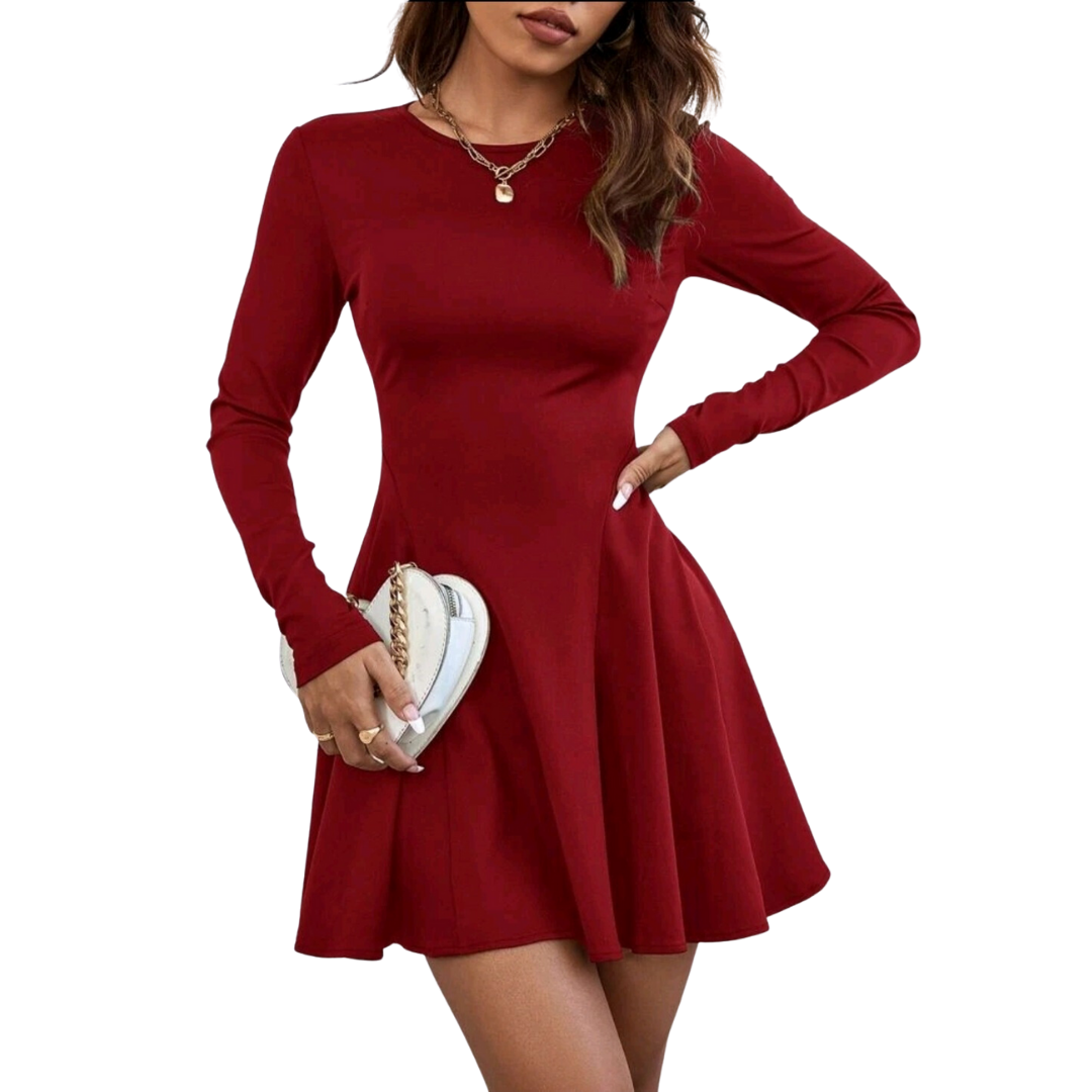 Kadrihel Boutique Modelos De Vestidos Con Manga Corta Vestido - Main Image