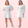 VESTIDO DE NOVIA ACAMPANADO MARCA KADRIHEL PLUS SIZE BODA MATRIMONIO MOD-SN04 (NO INCLUYE CINTURON)