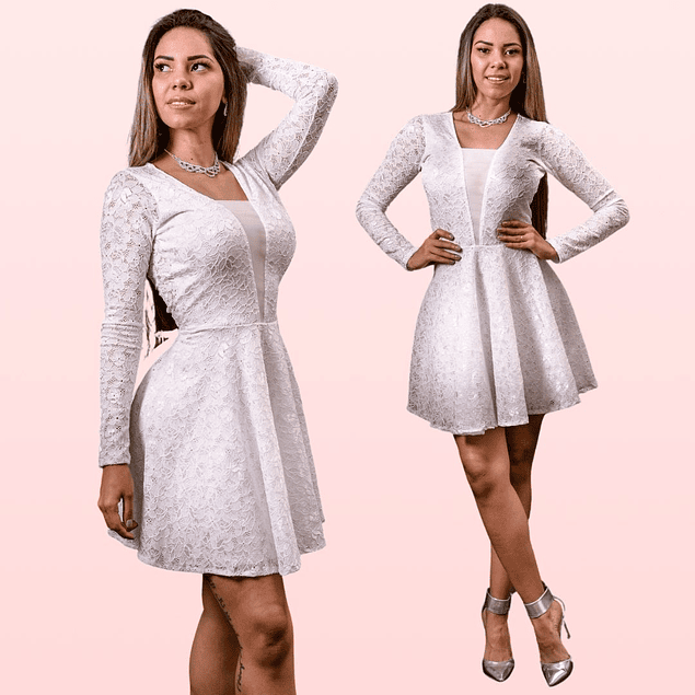 VESTIDO DE NOVIA CORTO MARCA KADRIHEL PLUS SIZE BODA MATRIMONIO MOD-SN26